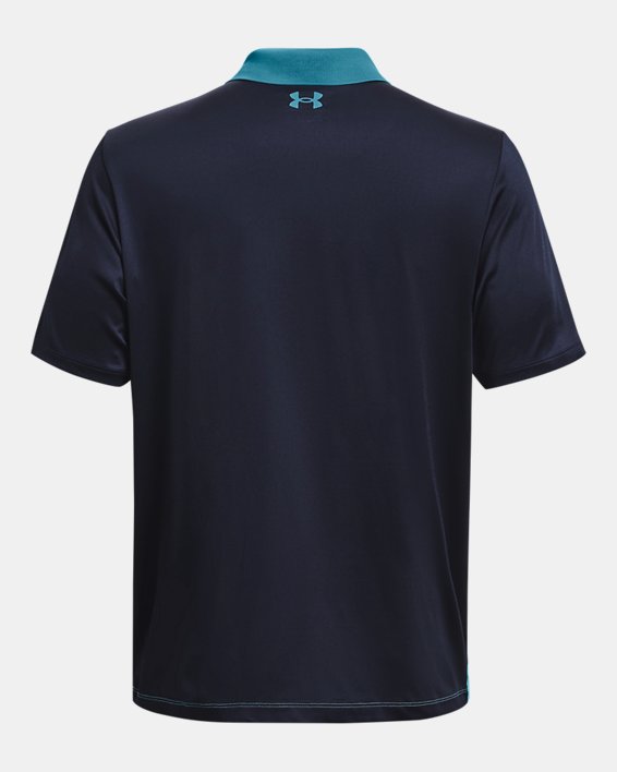 UA Performance 3.0 Crestable Poloshirt in Blockfarben für Herren, Blue, pdpMainDesktop image number 5